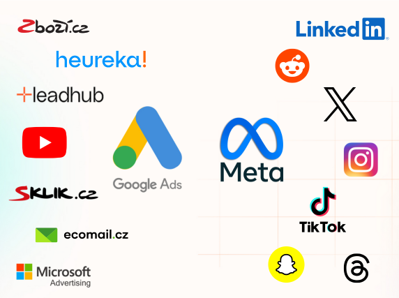 Služby digitálního marketingu Advelo - přehled kanálů